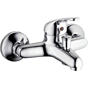 Brass bath mixer‚normal cartridge‚ zinc handle‚w/o shower and hose‚ brass inside nut+outside nut‚304# S/S Excentric 48g+cover