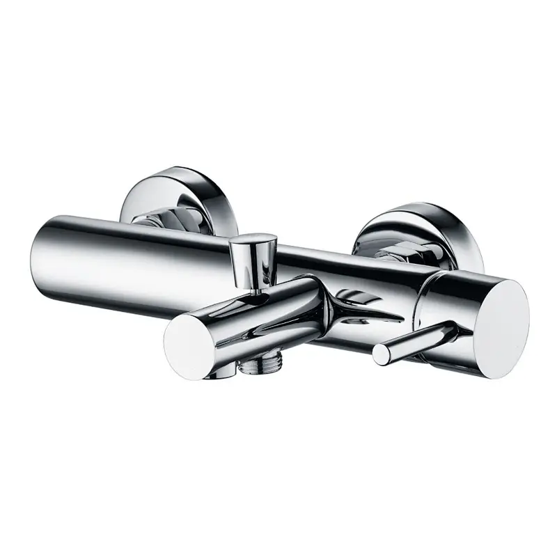 Brass bath mixer‚wanhai cartridge‚ zinc handle‚w/o shower and hose‚ 65g Brass Excentric+ S/S cover