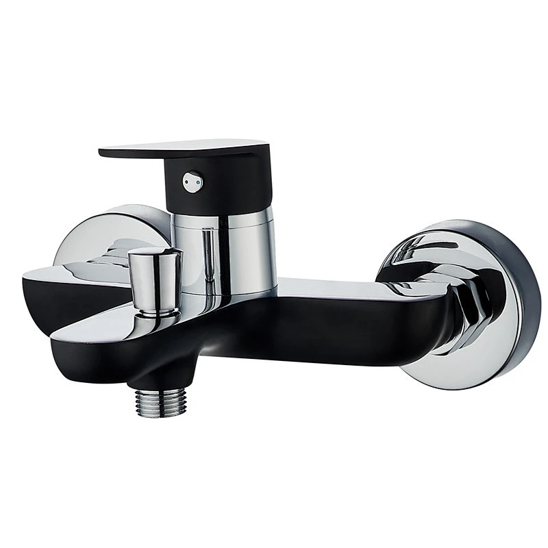 Brass bath mixer (C+B)‚wanhai cartridge‚ zinc handle‚w/o shower and hose‚ 65g Brass Excentric+ S/S cover