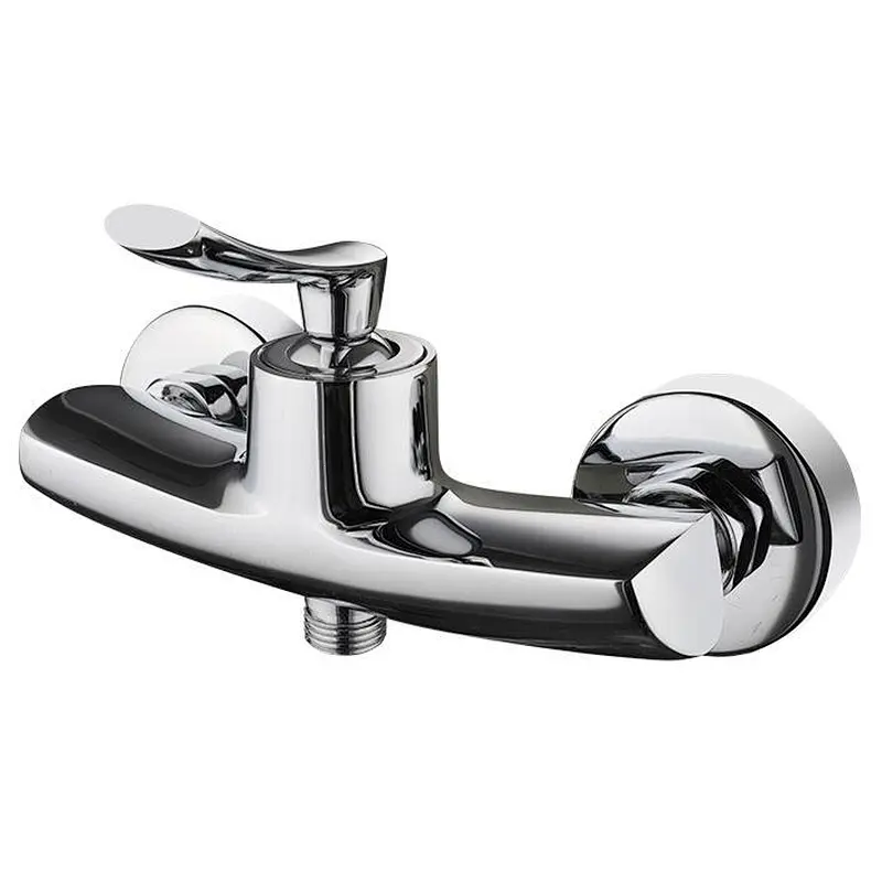 Brass shower mixer‚wanhai cartridge‚ zinc handle‚w/o shower and hose‚ 65g Brass Excentric+ S/S cover