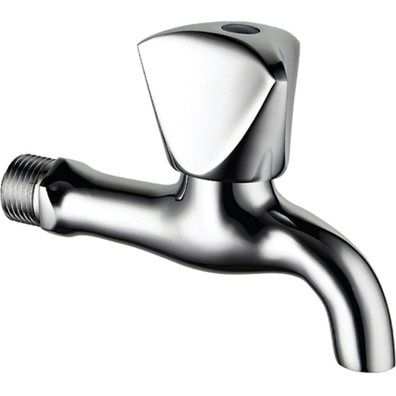 Zinc short chrome tap‚ brass  head valve‚ zinc handle