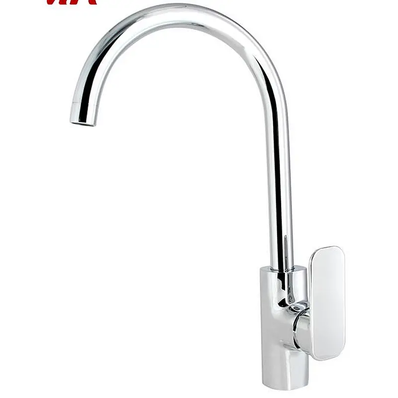 Rubinetto da cucina per lavello in ottone cromato a cascata TIEMA