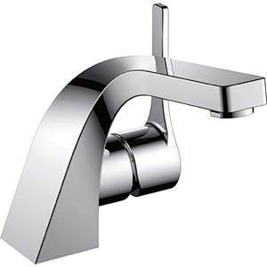 Brass Basin mixer‚wanhai cartridge‚zinc handle‚w/o pop up‚3/8*35CM S/S hose