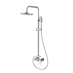 Shower sets‚ brass body‚ wanhai cartridge‚ zinc handle‚ S/S pipe+ABS Top rain shower+plastic hand shower‚
1.5M S/S doulbe chrome hose‚
65g Brass Excentric+ S/S cover