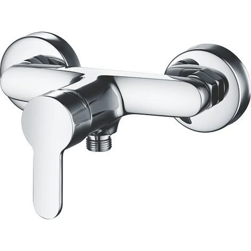 Brass shower mixer‚wanhai cartridge‚ zinc handle‚w/o shower and hose‚ 60g Brass Excentric+ S/S cover