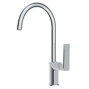 Brass Kitchen mixer‚                 wanhai cartridge‚                 zinc handle‚                            brass spout‚                        3/8*35CM S/S hose