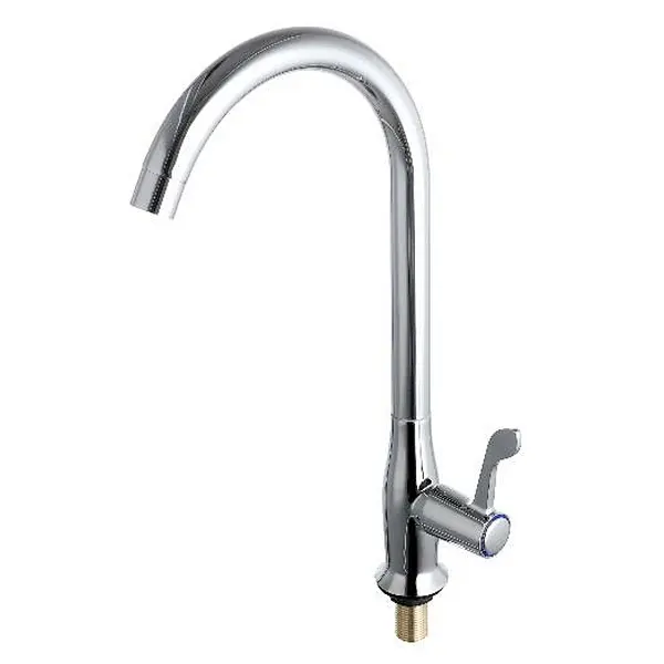 Grifo monomando de agua TIEMA de latón para cocina