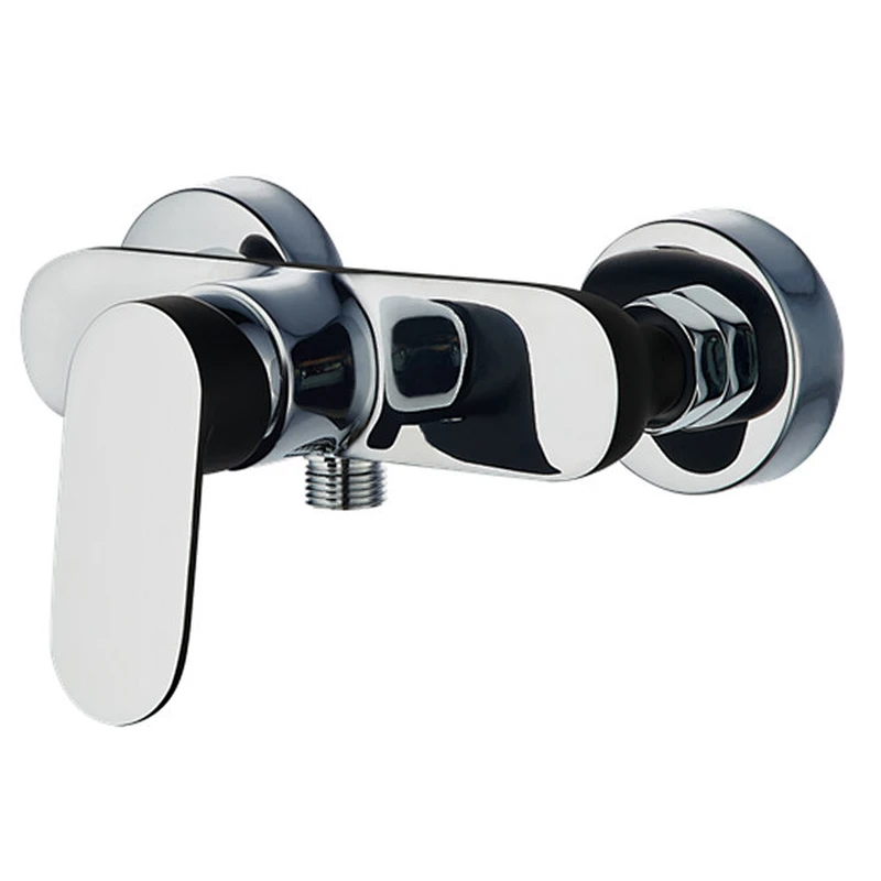 Brass shower mixer (C+B)‚wanhai cartridge‚ zinc handle‚w/o shower and hose‚ 65g Brass Excentric+ S/S cover