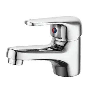 Brass Basin mixer‚                 normal cartridge‚                 zinc handle‚                            w/o pop up‚                        3/8*35CM S/S hose