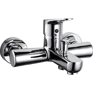 Brass bath mixer‚wanhai cartridge‚ zinc handle‚w/o shower and hose‚ 65g Brass Excentric+ S/S cover