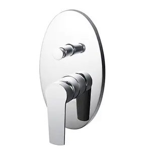 Brass double function Concealed mixer‚S/S cover‚ wanhai  cartridge‚zinc handle‚ W/O shower