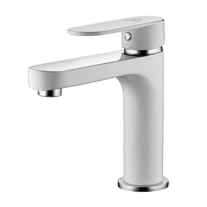 Brass Basin mixer（W+C)‚wanhai cartridge‚zinc handle‚
w/o pop up‚ 3/8*35CM S/S hose