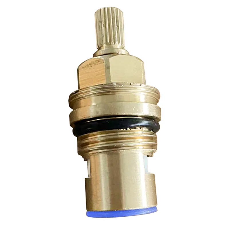 Brass 90  turn head valve  65g   7.6/20 teeth, blue gasket