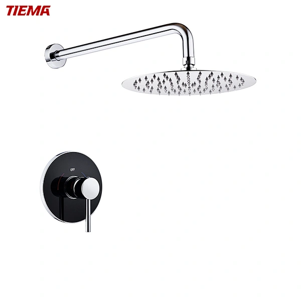 TIEMA Single Handle Matte Black Shower Fixtures