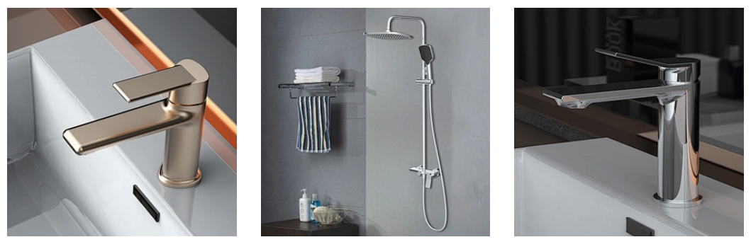 black brass tap