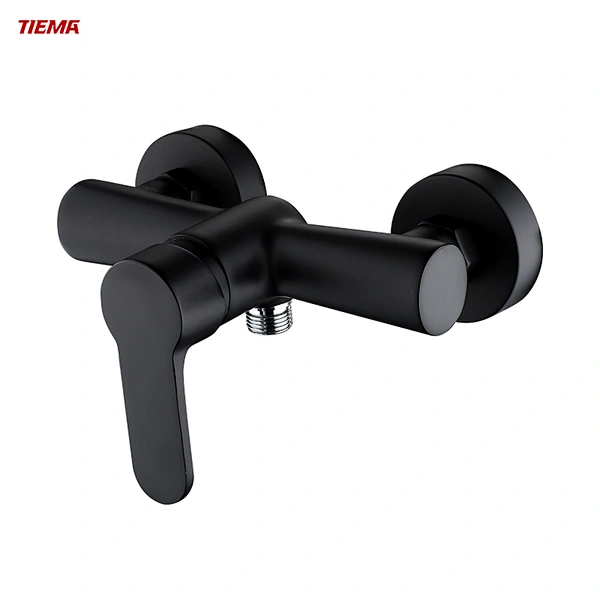 Modern Design Upward Thermostatic Matte Black Bathtub Shower Faucet