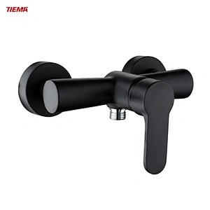 Modern Design Upward Thermostatic Matte Black Bathtub Shower Faucet