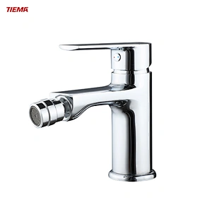 TIEMA Single Handle Chrome Water Tap Bathroom Brass Mixer Bidet Faucets
