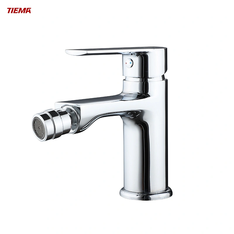 TIEMA Single Handle Chrome Water Tap Bathroom Brass Mixer Bidet Faucets