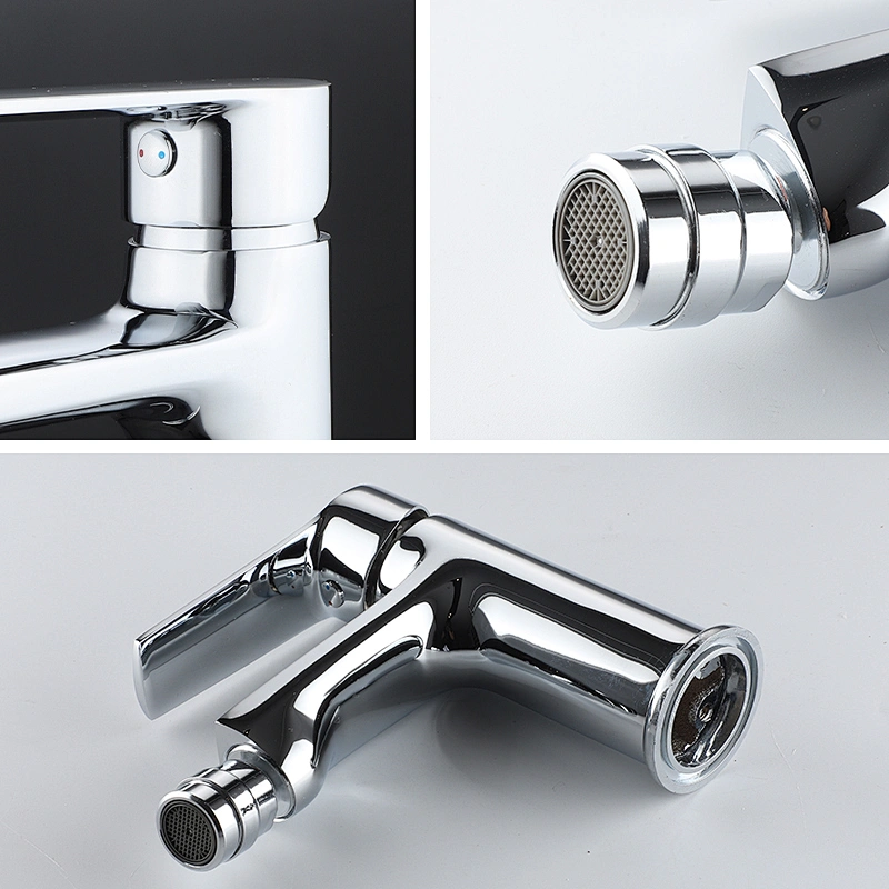 TIEMA Single Handle Chrome Water Tap Bathroom Brass Mixer Bidet Faucets