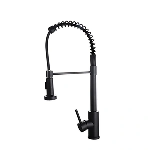 Vòi bếp bằng thép không gỉ 304 gắn trên sàn TIEMA Xịt một lỗ kéo ra