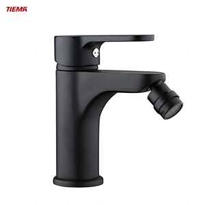 Black Color Brass Chrome Hot And Cold Water Sitting Bidet Faucets