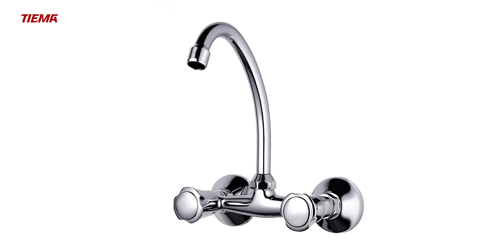 wall mounted kitchen tap