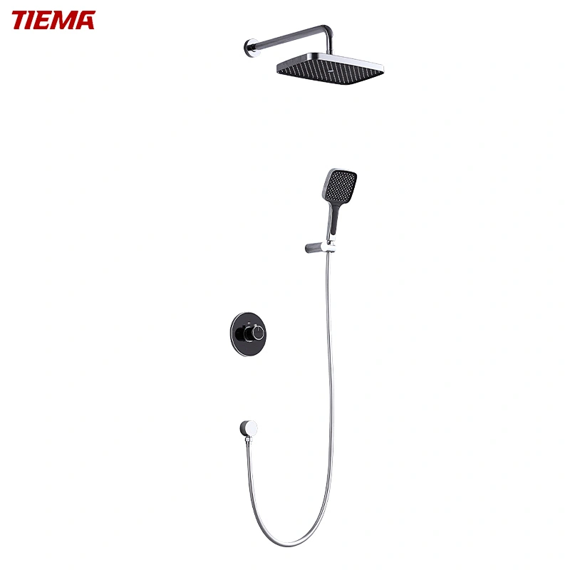 Bộ sen tắm che mưa vuông 3 chiều TIema