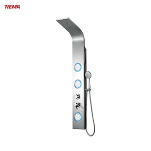 TIEMA 304 Stainless Steel Chromed Shower Column with Hand Shower