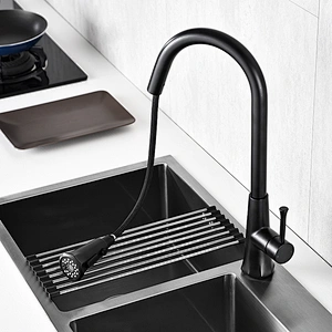 O único furo moderno do projeto luxuoso de TIEMA retira torneiras da cozinha