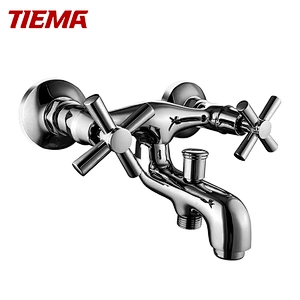 Modern Chrome Bathtub Faucet Spout