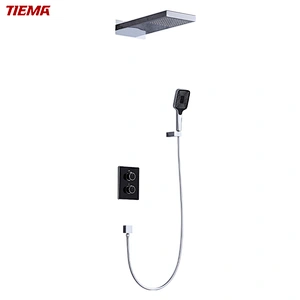 Conjunto de chuveiro termostático oculto para banheiro TIEMA