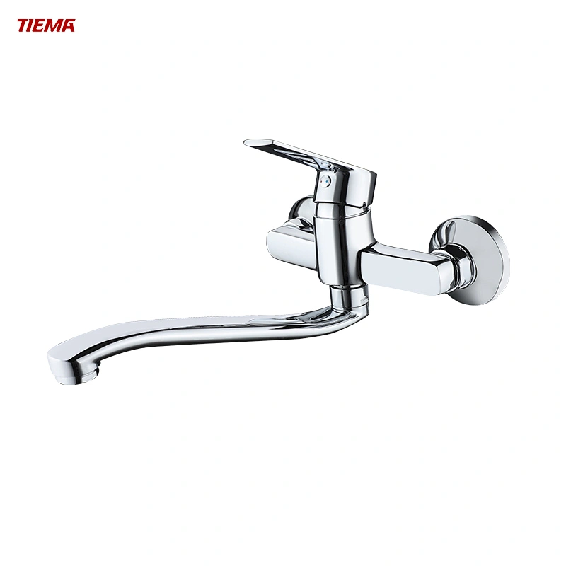 TIEMA Vintage Wall Mount Single Handle Basin Faucet