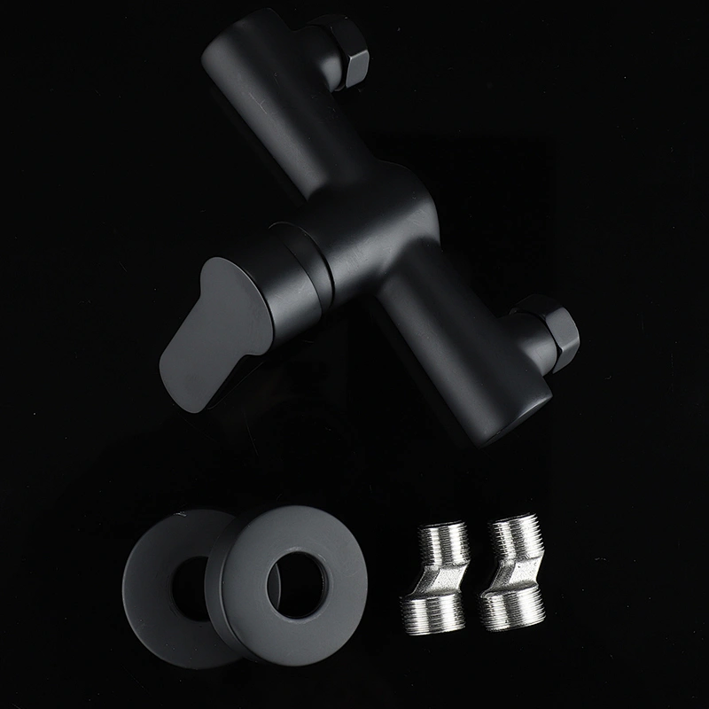 Modern Design Upward Thermostatic Matte Black Bathtub Shower Faucet