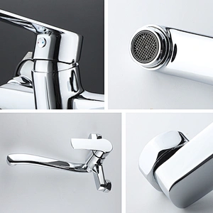 TIEMA Vintage Wall Mount Single Handle Basin Faucet