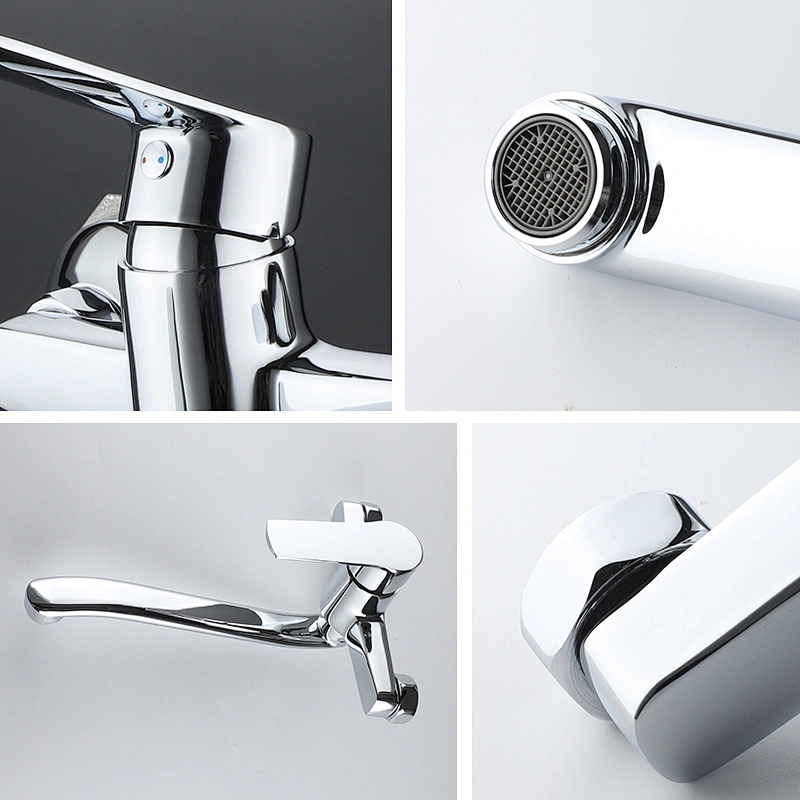 TIEMA Vintage Wall Mount Single Handle Basin Faucet