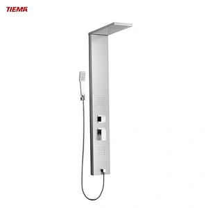 TIEMA Best 304 colonne de douche de salle de bain exposée en acier inoxydable