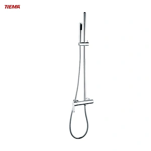 Bộ máy trộn vòi sen điều nhiệt phòng tắm bằng thép không gỉ ống cao