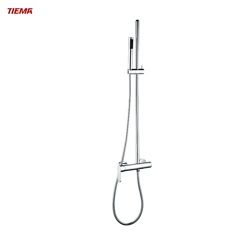 Bộ máy trộn vòi sen điều nhiệt phòng tắm bằng thép không gỉ ống cao