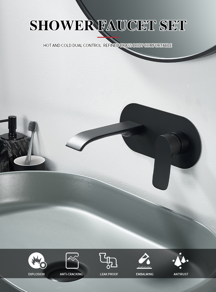 concealed bathroom taps