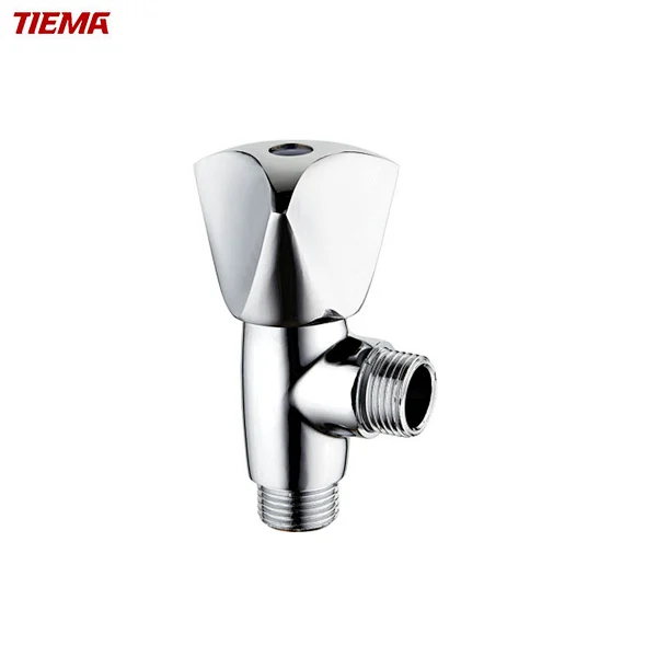 Torneira de latão cromado TIEMA 1/2''x1/2