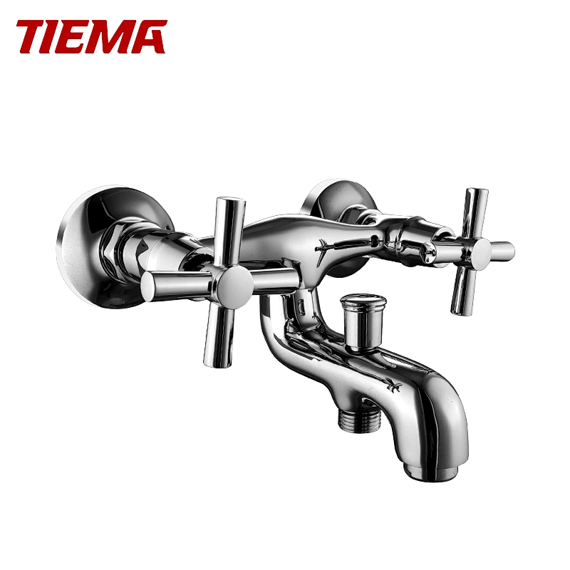 Modern Chrome Bathtub Faucet Spout