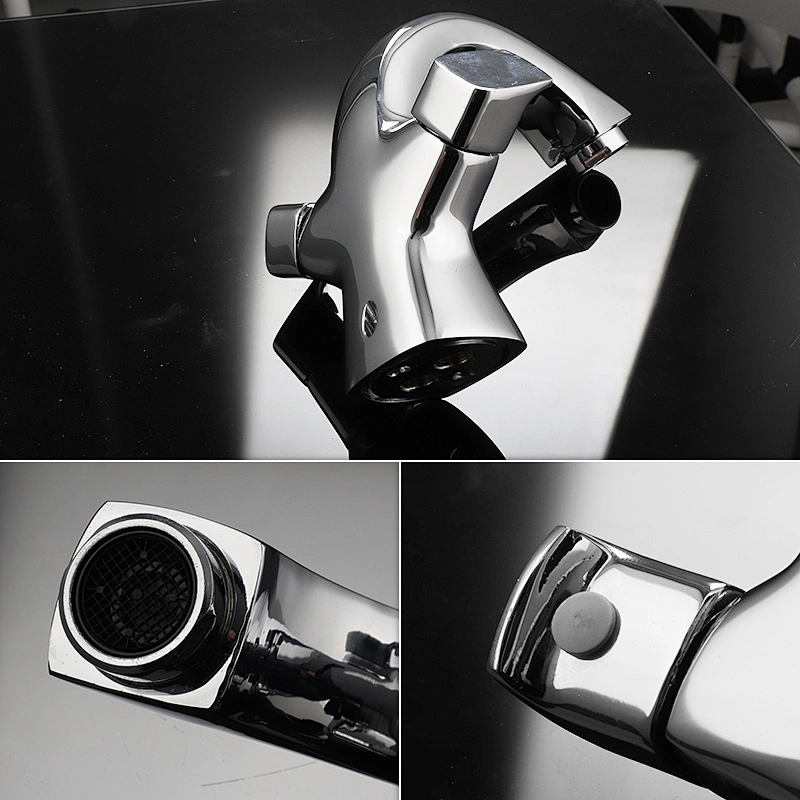 Online Wholesale Two Handles Brass Basin Faucet