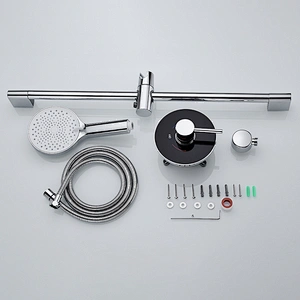 TIEMA Hot Cold Water Stainless Steel Shower Tub Faucet Set for Sale