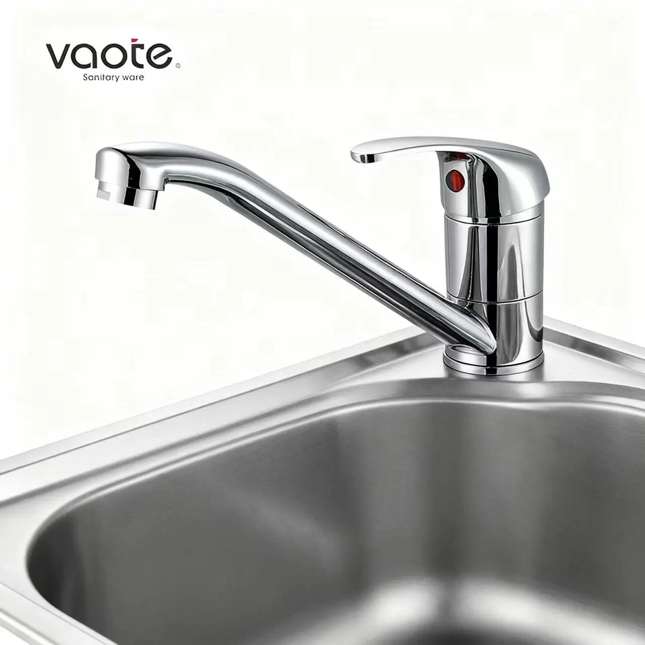 single lever brass body deck mounted sink mixer usage