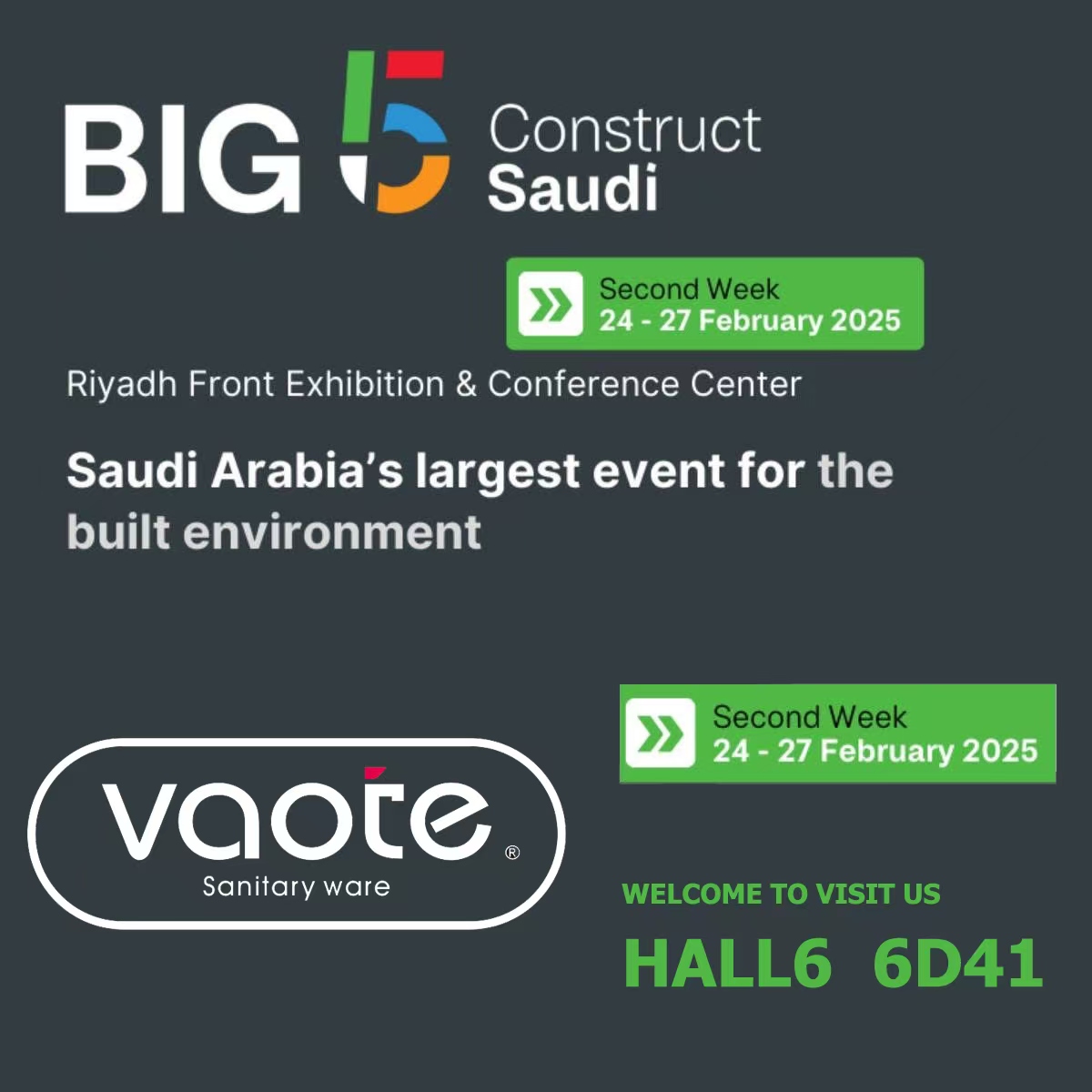 Vaote in big 5 Riyadh 