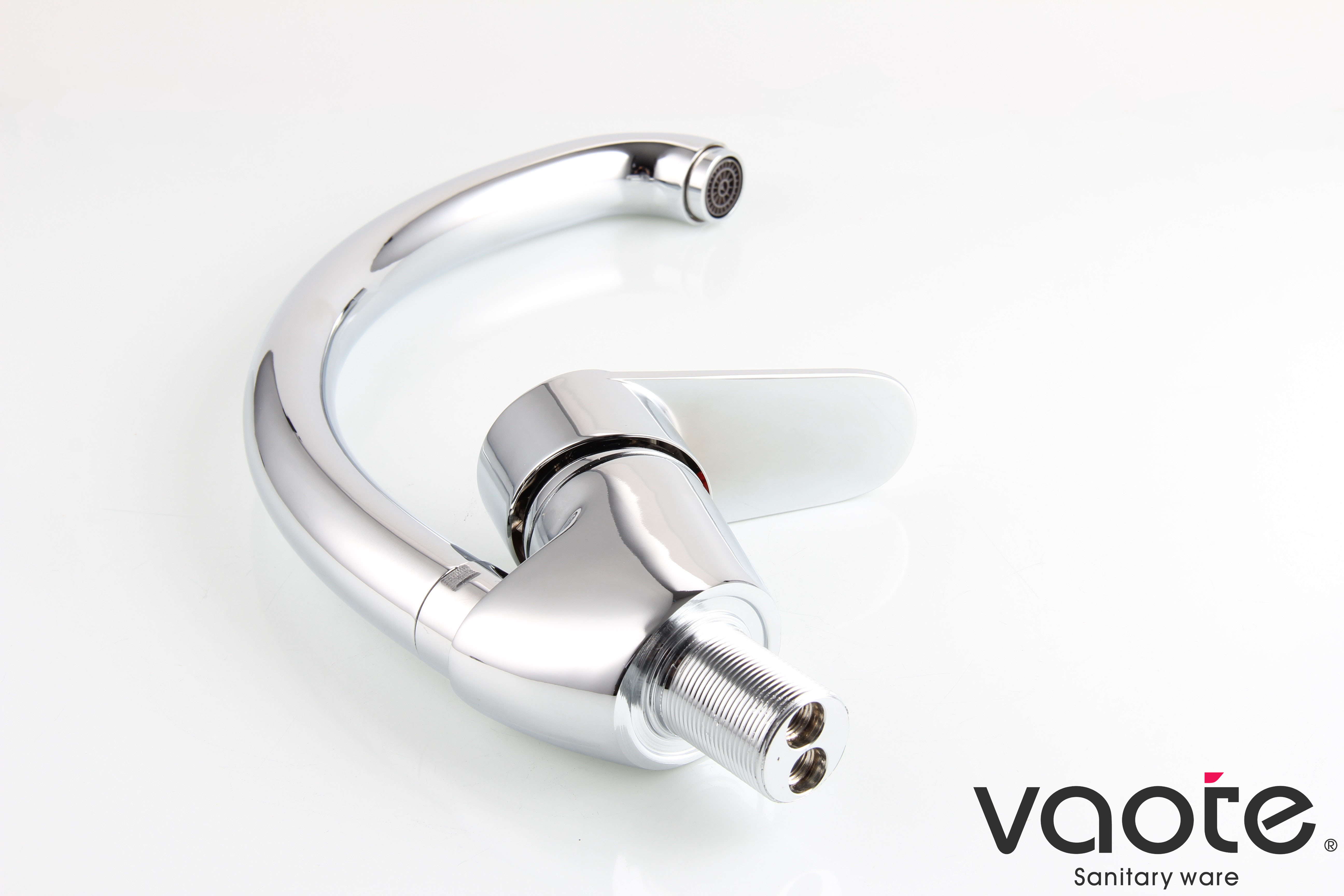 Vaote VT11906 sanitary ware brass material single lever high quality deck mounted sink mixer faucet picture
