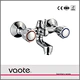 brass double handle bath shower mixer