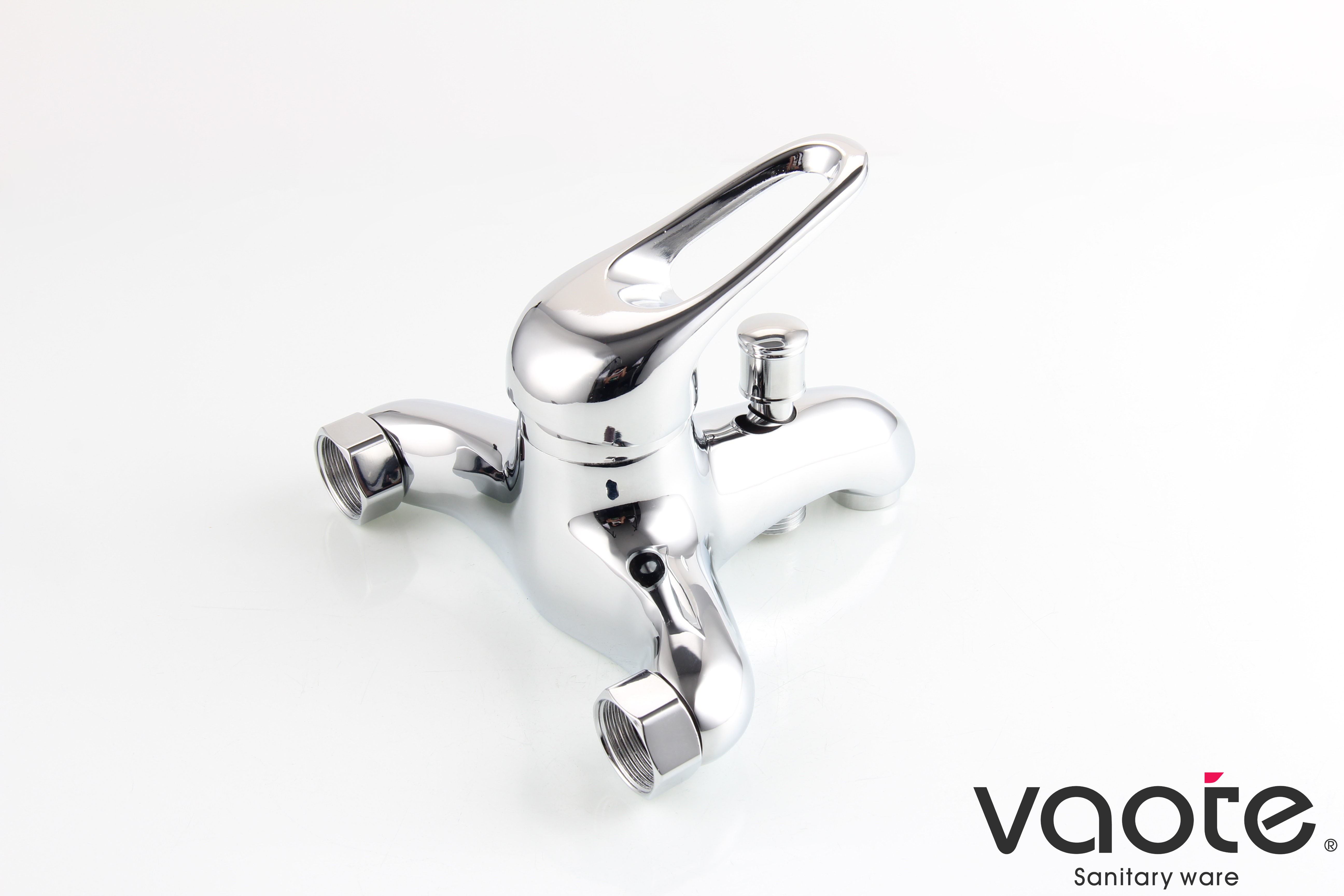 VT12201 single lever bathroom faucet brass body ceramic cartridge shower head mixer description