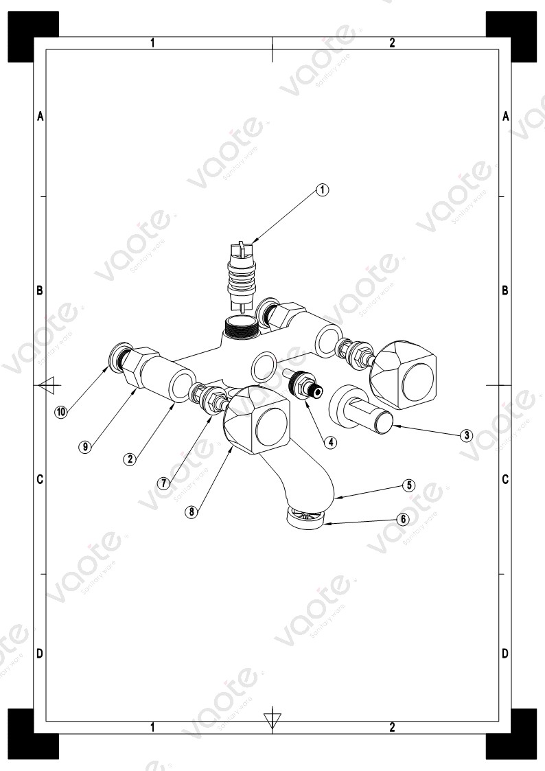 the structure of faucet
